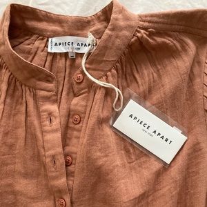 ⚡️APIECE APART⚡️ bravo pintuck blouse size 2 NWT